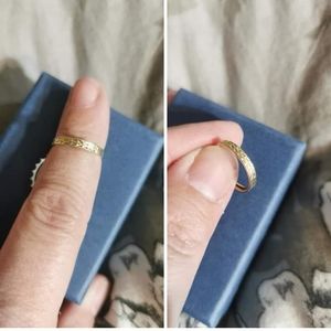 10k yellow gold band